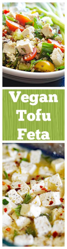 Easy Vegan Tofu Feta Cheese