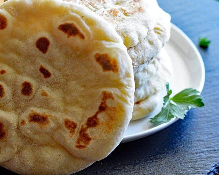 Easy Vegan Pita Bread - Living Vegan