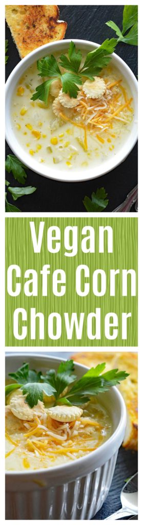 Vegan Cafe Corn Chowder