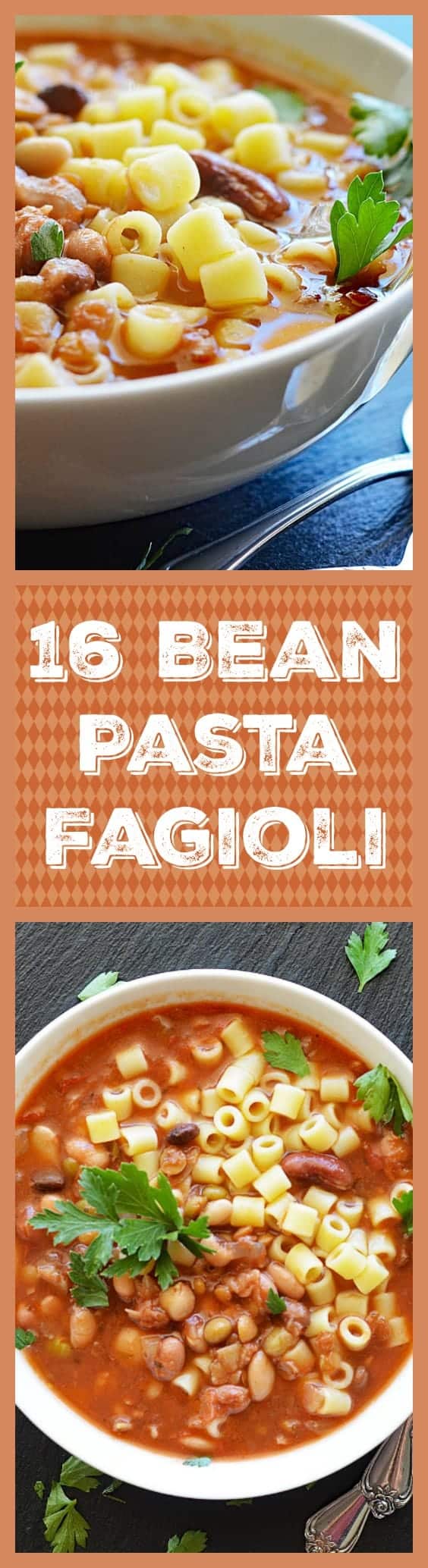 16 Bean Pasta e Fagioli (Pressure Cooker/Stove Top) Living Vegan