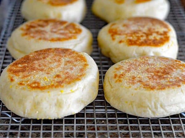 Homemade English Muffins {Vegan} - Living Vegan