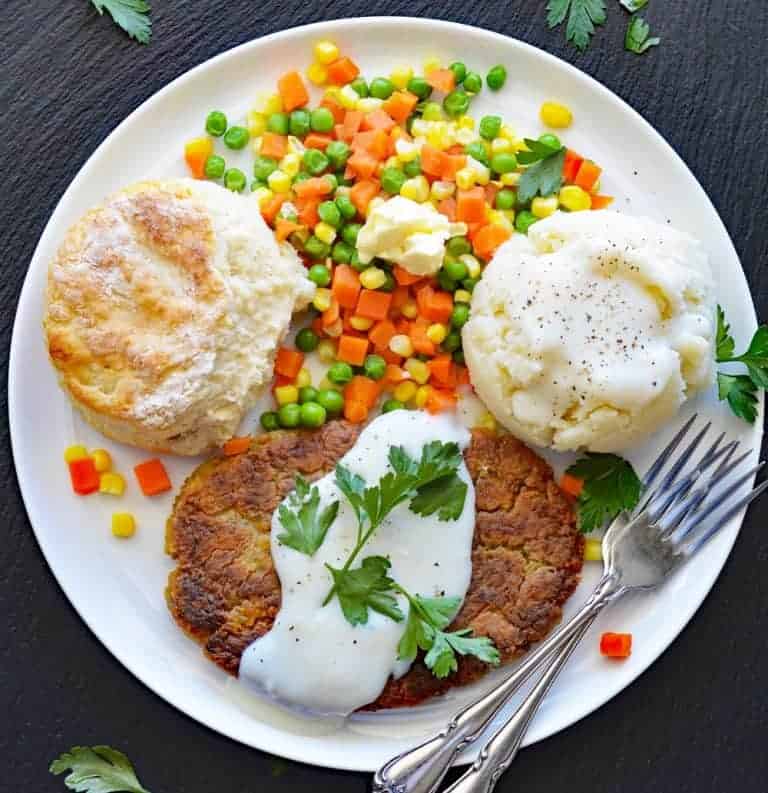 Vegan Chickpea Fried Steak Living Vegan
