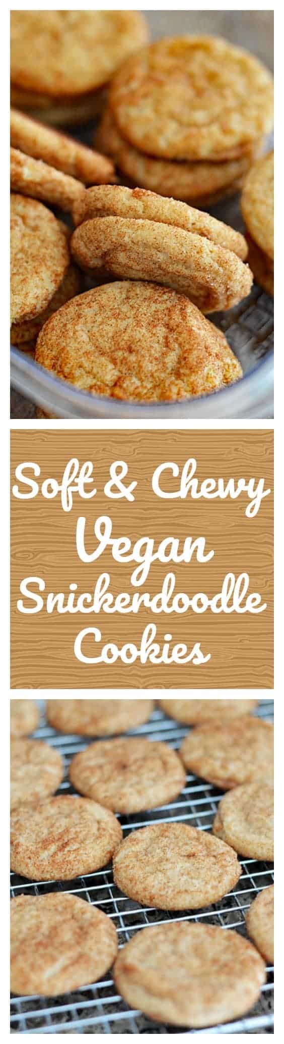 Soft and Chewy Vegan Snickerdoodle Cookies Living Vegan