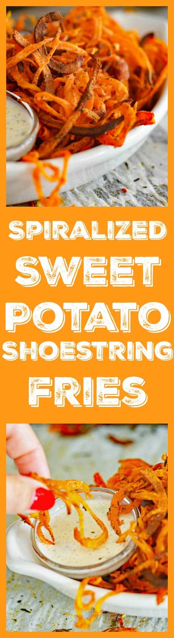 Spiralized Sweet Potato Fries