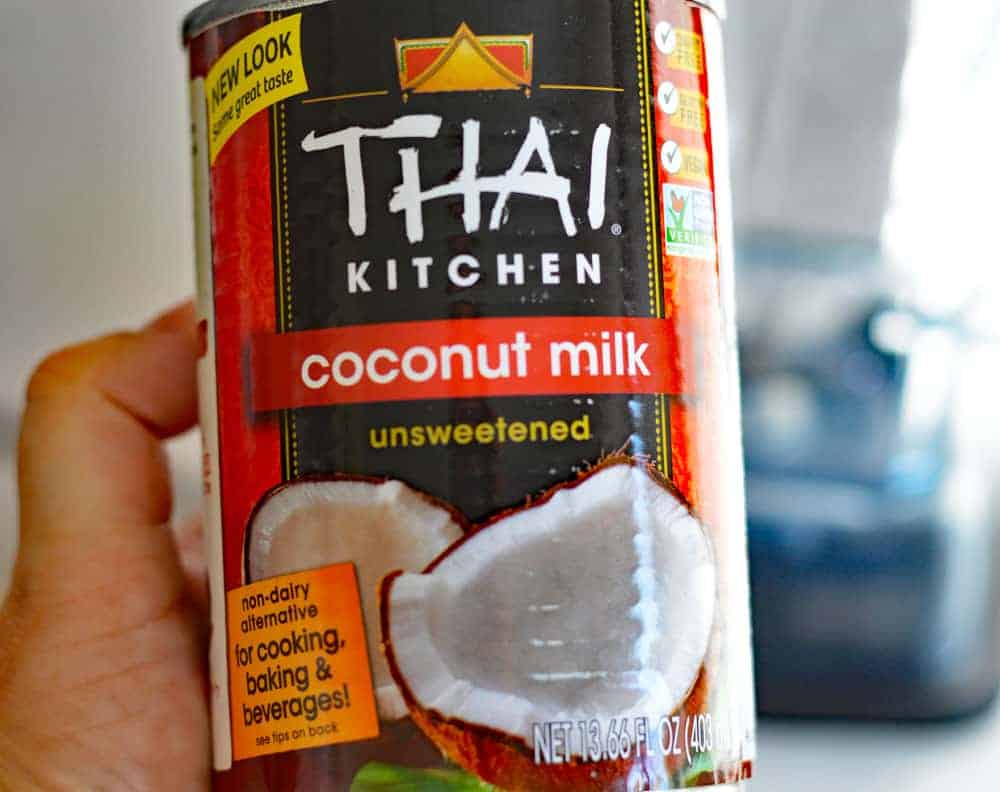 Can of coconut milk