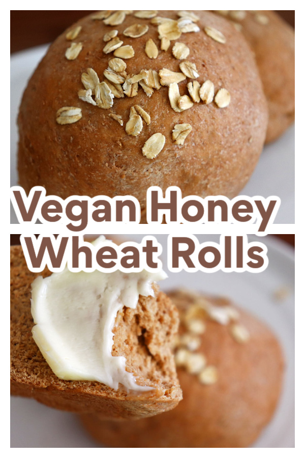 PIN for Vegan Honey Wheat Rolls
