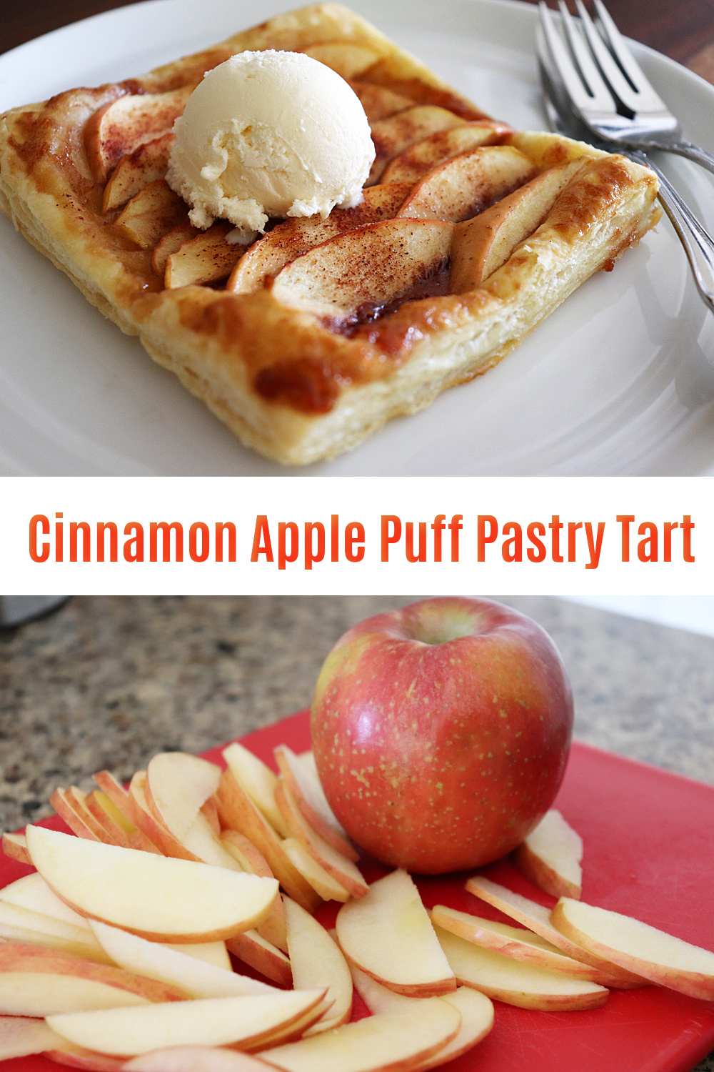 PIN for Puff Pastry Cinnamon Apple Tart