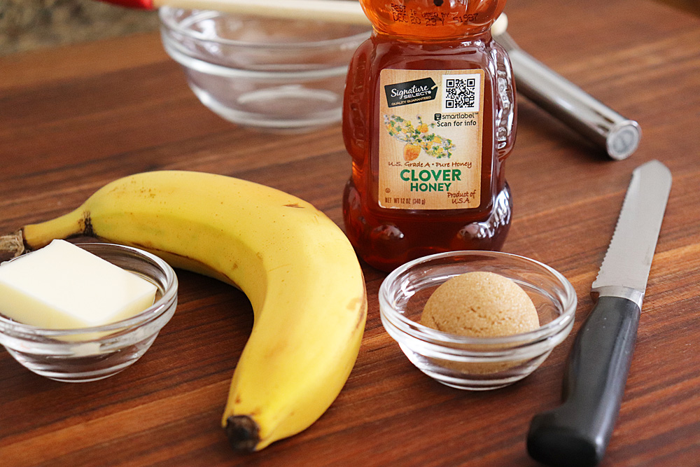 Ingredients for Brown Sugar Bananas Recipe