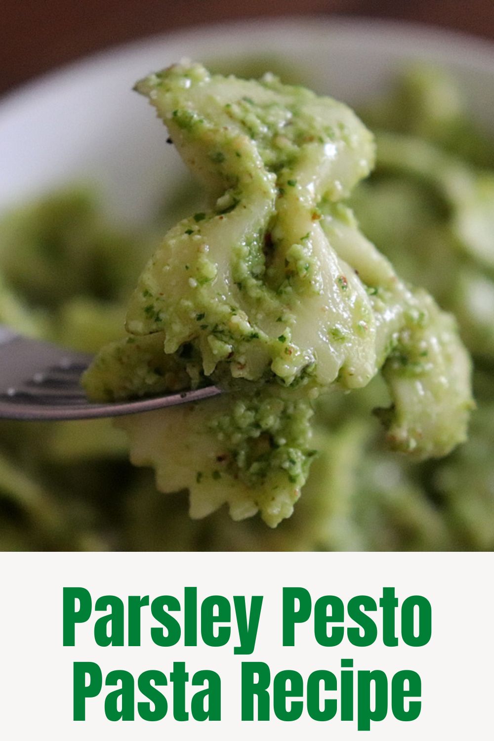 PIn for Easy Parsley Pesto Pasta Recipe