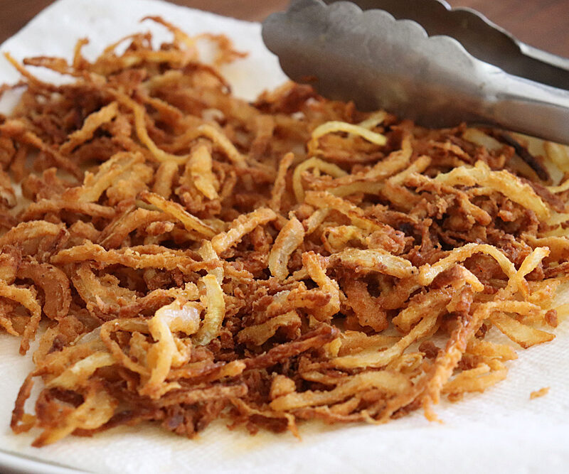 Easy Crispy Fried Onions Recipe hero